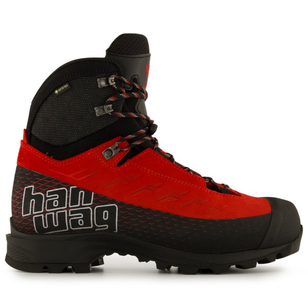 Hanwag - Ferrata Tour GTX - Bergschuhe Gr 10,5 rot/grau von Hanwag