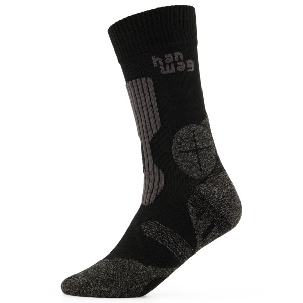 Hanwag - Hanwag Trek Socke - Wandersocken Gr 36-38;39-41;42-44;45-47 schwarz von Hanwag