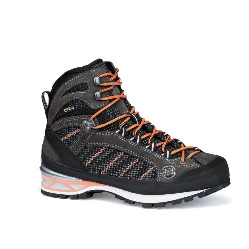 Hanwag Trekkingschuh Makra Combi Lady GTX - asphalt/orink (Grösse: 5) von Hanwag