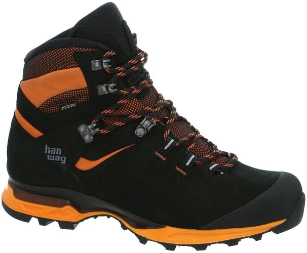 Hanwag Trekkingschuh Tatra Light GTX - black/orange (Grösse: 11) von Hanwag