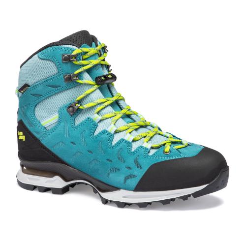 Hanwag Trekkingschuh Makra Trek Lady GTX - icefall/sulphur (Grösse: 4) von Hanwag