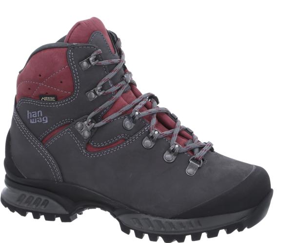 Hanwag Trekkingschuh Tatra II Lady GTX - asphalt/dark garnet (Grösse: 4.5) von Hanwag