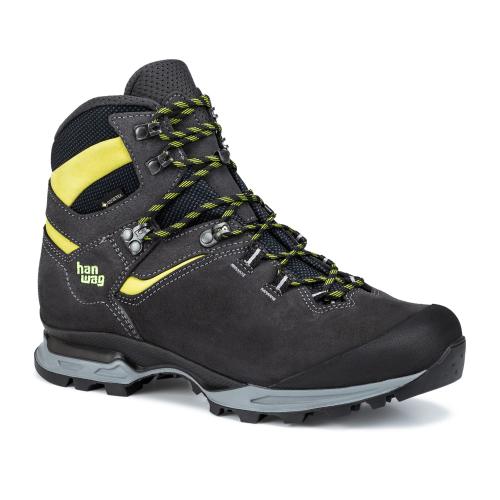 Hanwag Trekkingschuh Tatra Light GTX - asphalt/yellow (Grösse: 9.5) von Hanwag