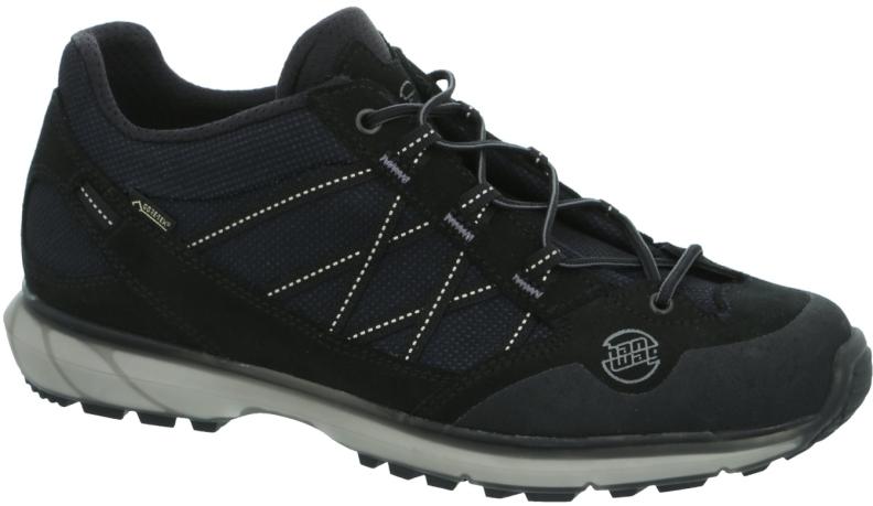 Hanwag Wanderschuh Belorado II Low Bunion GTX - black/black (Grösse: 9.5) von Hanwag