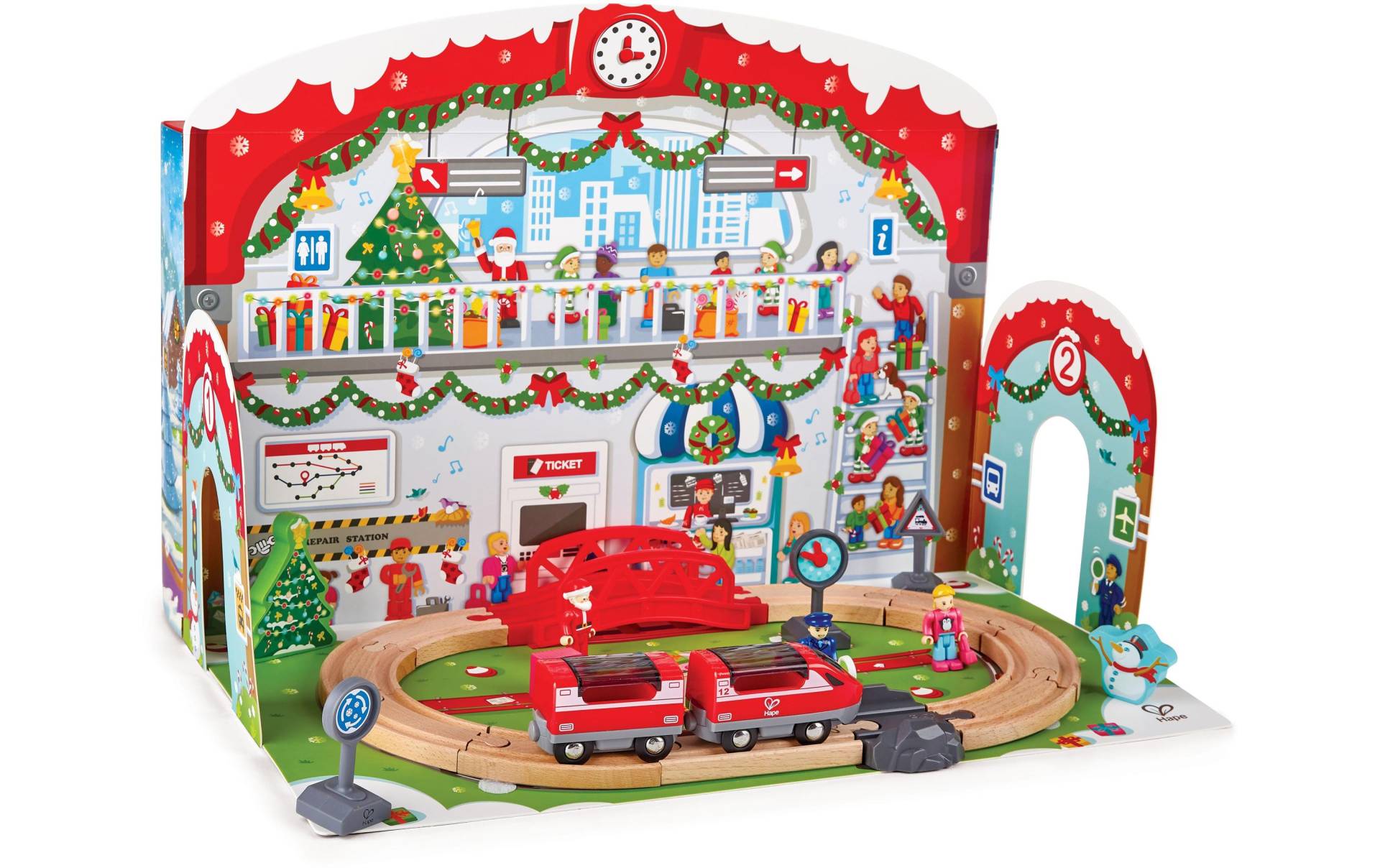 Hape Adventskalender »Hauptbahnhof«, ab 3 Jahren von Hape