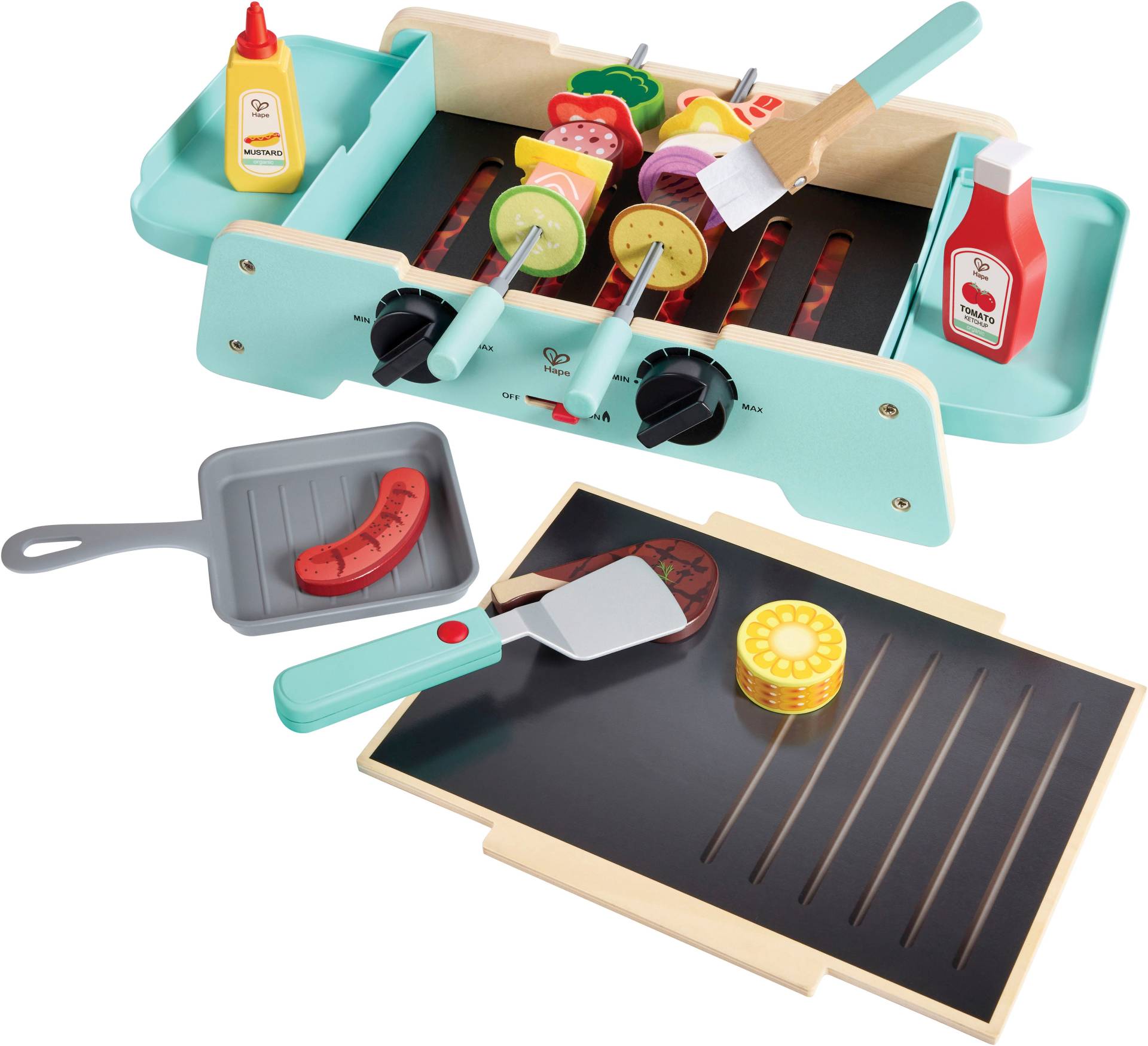 Hape Kinder-Grill, mit Licht- und Soundeffekt von Hape