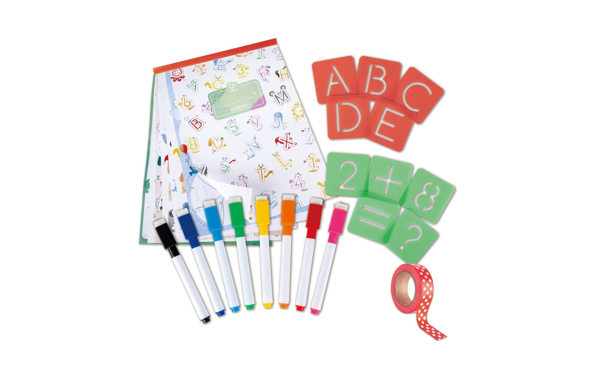Hape Kreativset »ABC und Zahlen Schablonen« Hape Kreativset »ABC und Zahlen Schablonen« von Hape