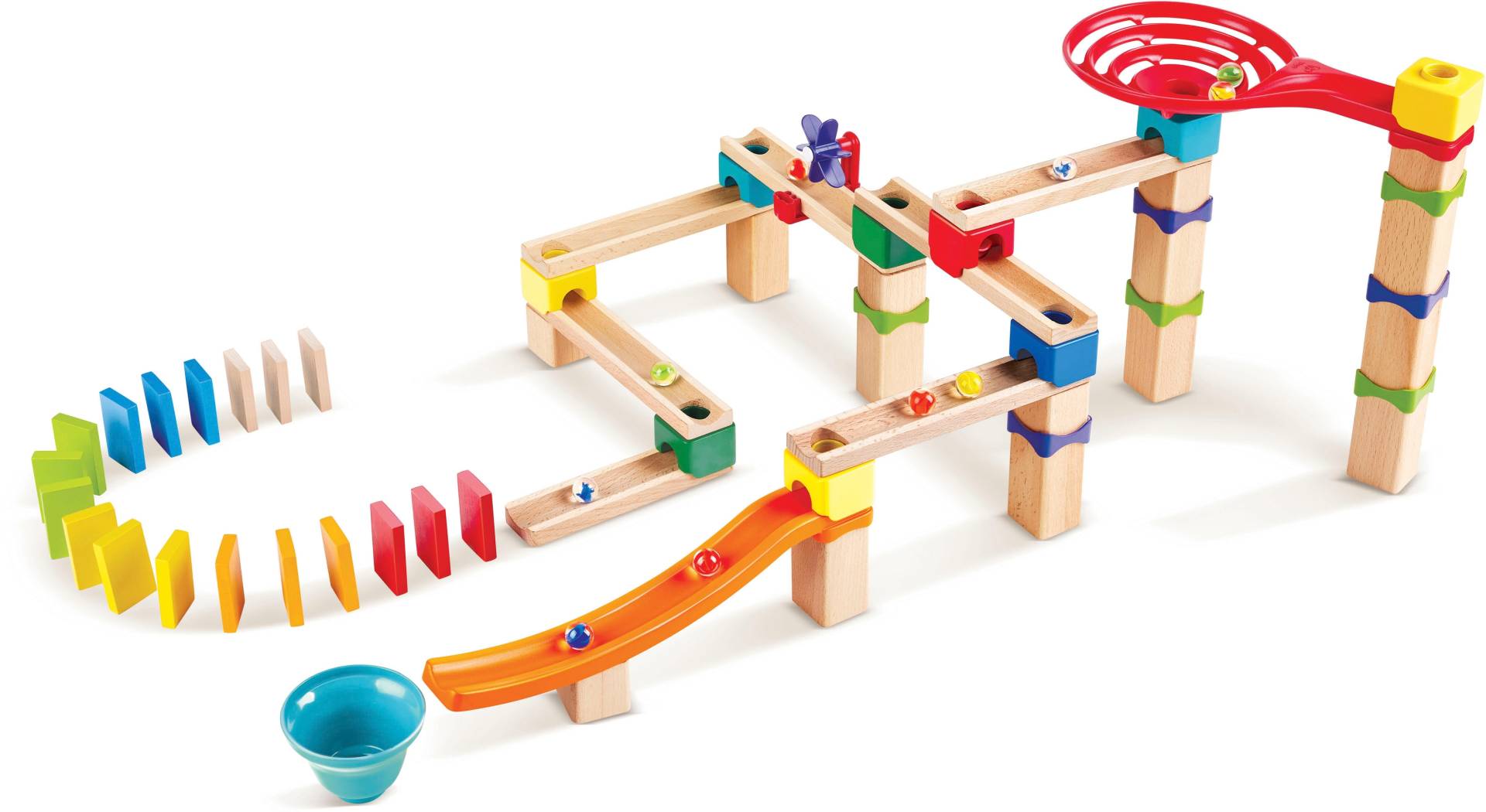 Hape Kugelbahn »Rasante Murmelbahn mit Domino« von Hape