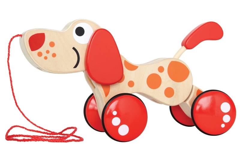 Hape Nachziehtier »Hündchen Puppy«, Fördert Feinmotorik, Koordination und Vorstellungskraft von Hape