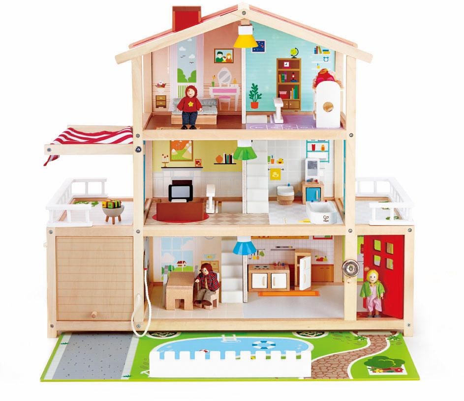 Hape Puppenhaus »Puppen-Villa«, inkl. Puppenmöbel von Hape