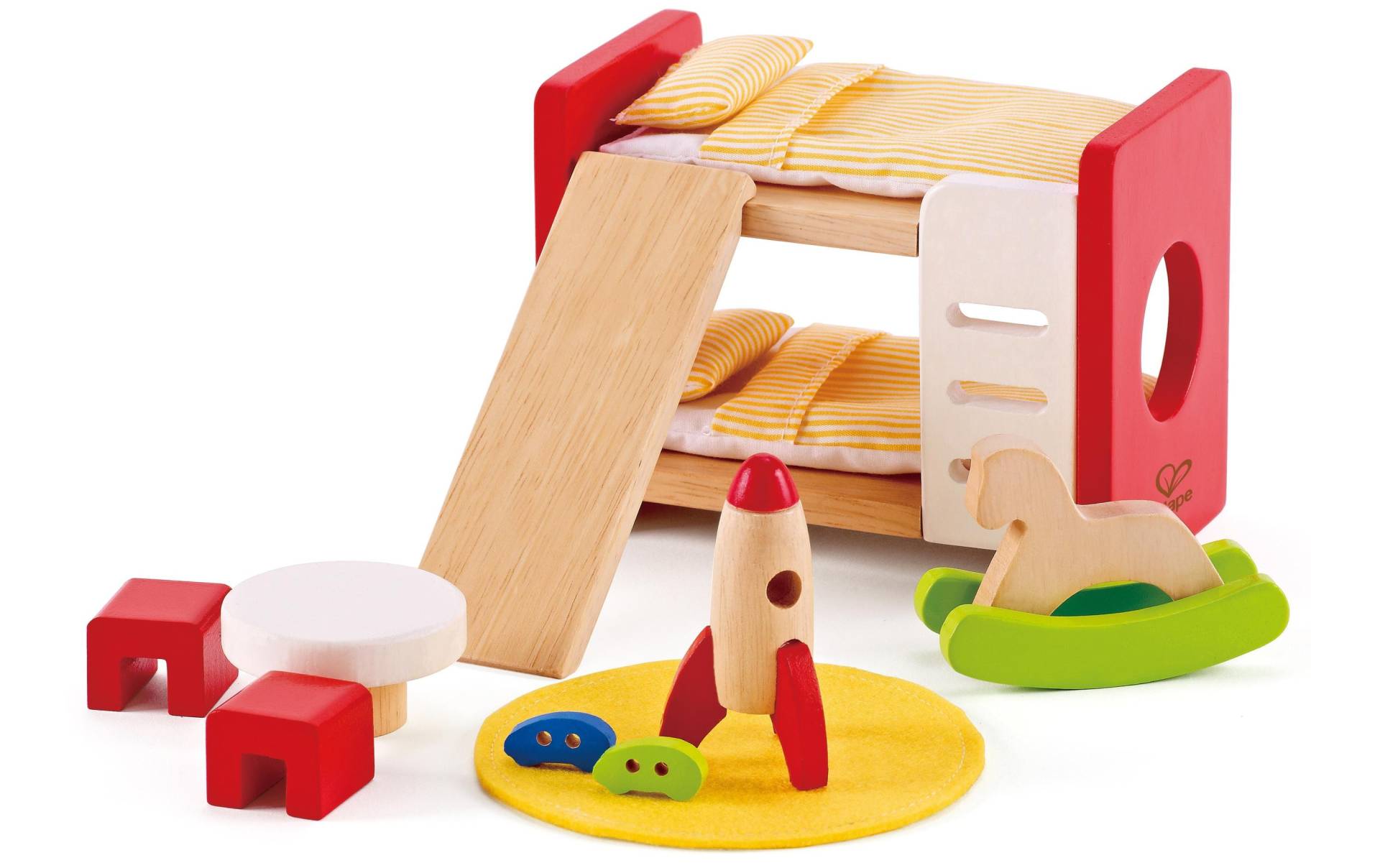 Hape Puppenmöbel »Kinderzimmer 13tlg.« von Hape