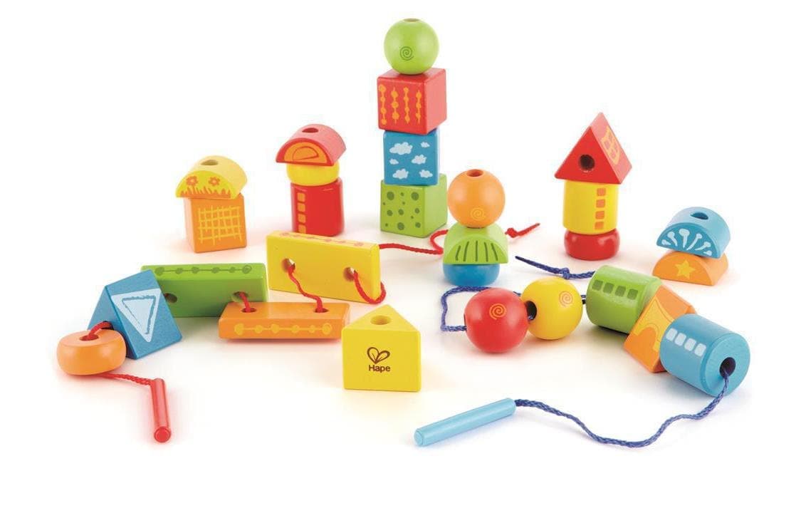 Hape Spielbausteine »Fädelklötze« von Hape