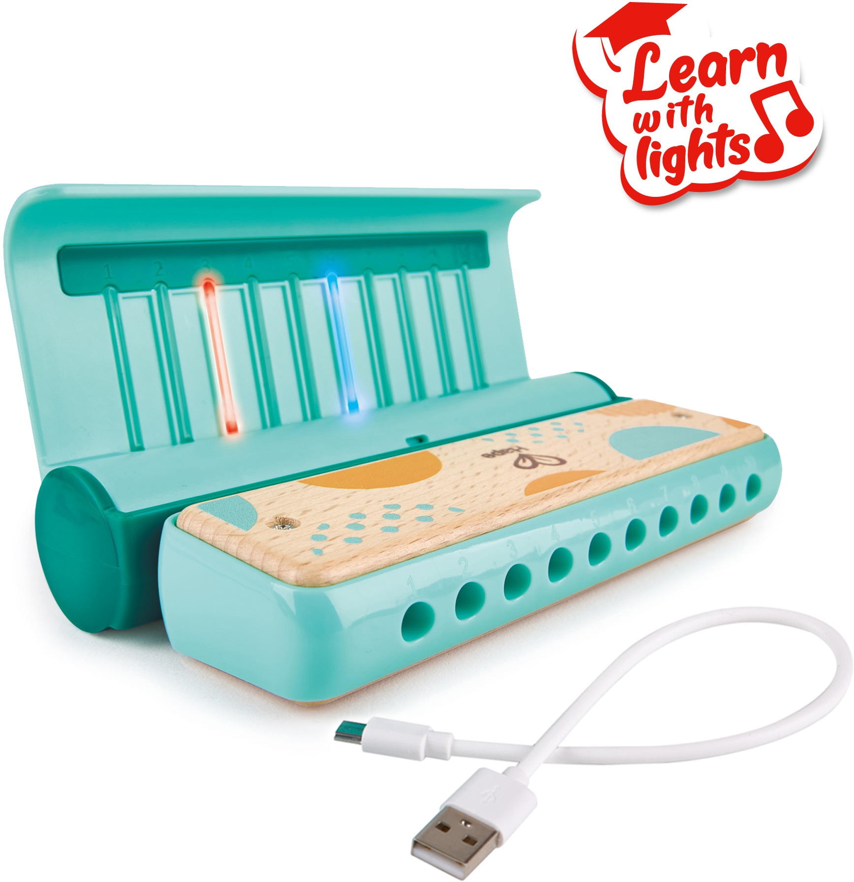 Hape Spielzeug-Musikinstrument »Leuchtende Lern-Harmonica« Hape Spielzeug-Musikinstrument »Leuchtende Lern-Harmonica« von Hape