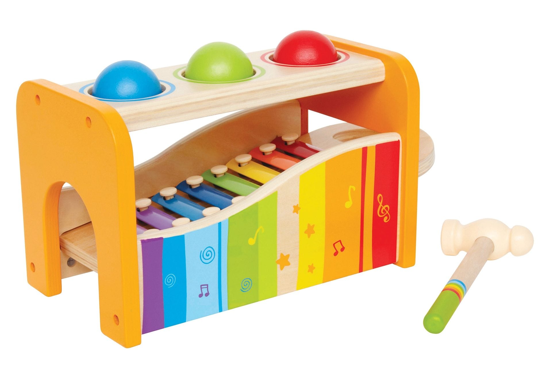 Hape Spielzeug-Musikinstrument »Xylophon«, Xylophon und Hammerspiel Hape Spielzeug-Musikinstrument »Xylophon«, Xylophon und Hammerspiel von Hape