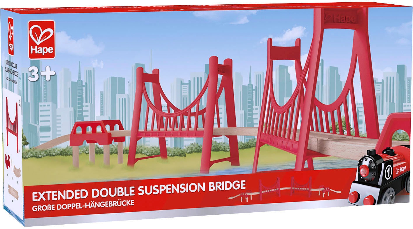 Hape Spielzeugeisenbahn-Brücke »Grosse Doppel-Hängebrücke« Hape Spielzeugeisenbahn-Brücke »Grosse Doppel-Hängebrücke« von Hape