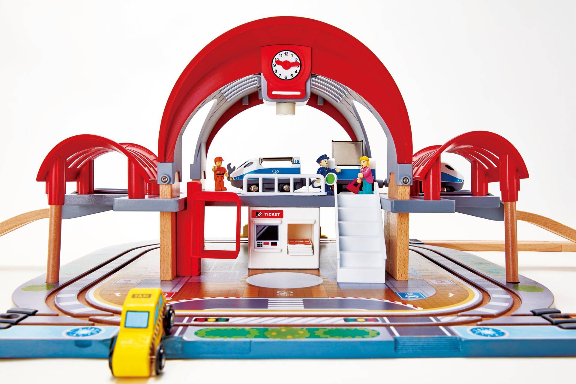 Hape Spielzeugeisenbahn-Gebäude »Grossstadtbahnhof mit Licht und Sound« von Hape