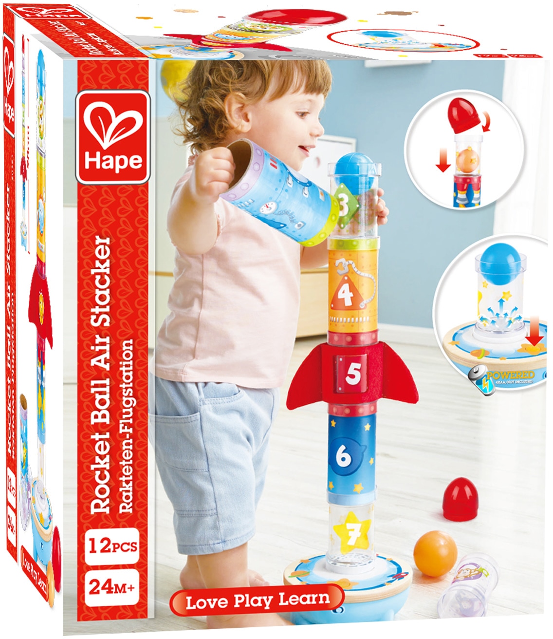 Hape Stapelspielzeug »Raketen-Flugstation« von Hape