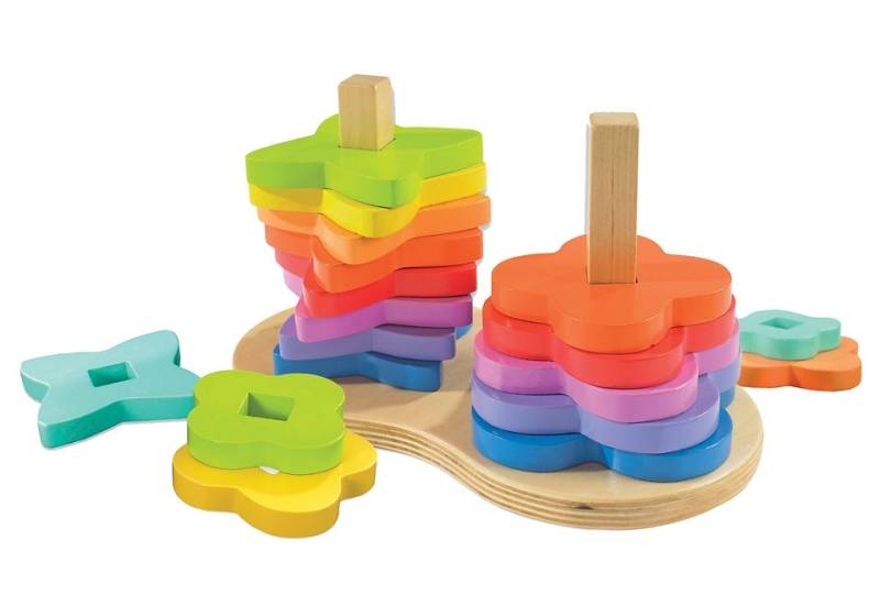 Hape Steckspielzeug, (Set, 19 tlg.), aus Holz von Hape