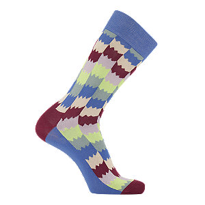 Happy Socks Dizzy Check Herren Socken 41-46 von Happy Socks