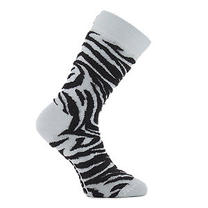 Happy Socks Fluffy Zebra Damen Socken 36-40 von Happy Socks