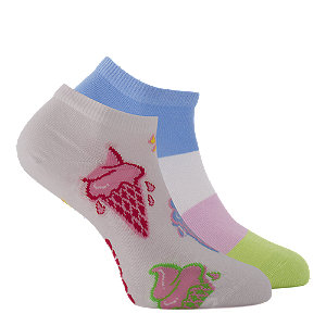 Happy Socks Ice Cream & Stripe Damen Socken 36-40 von Happy Socks