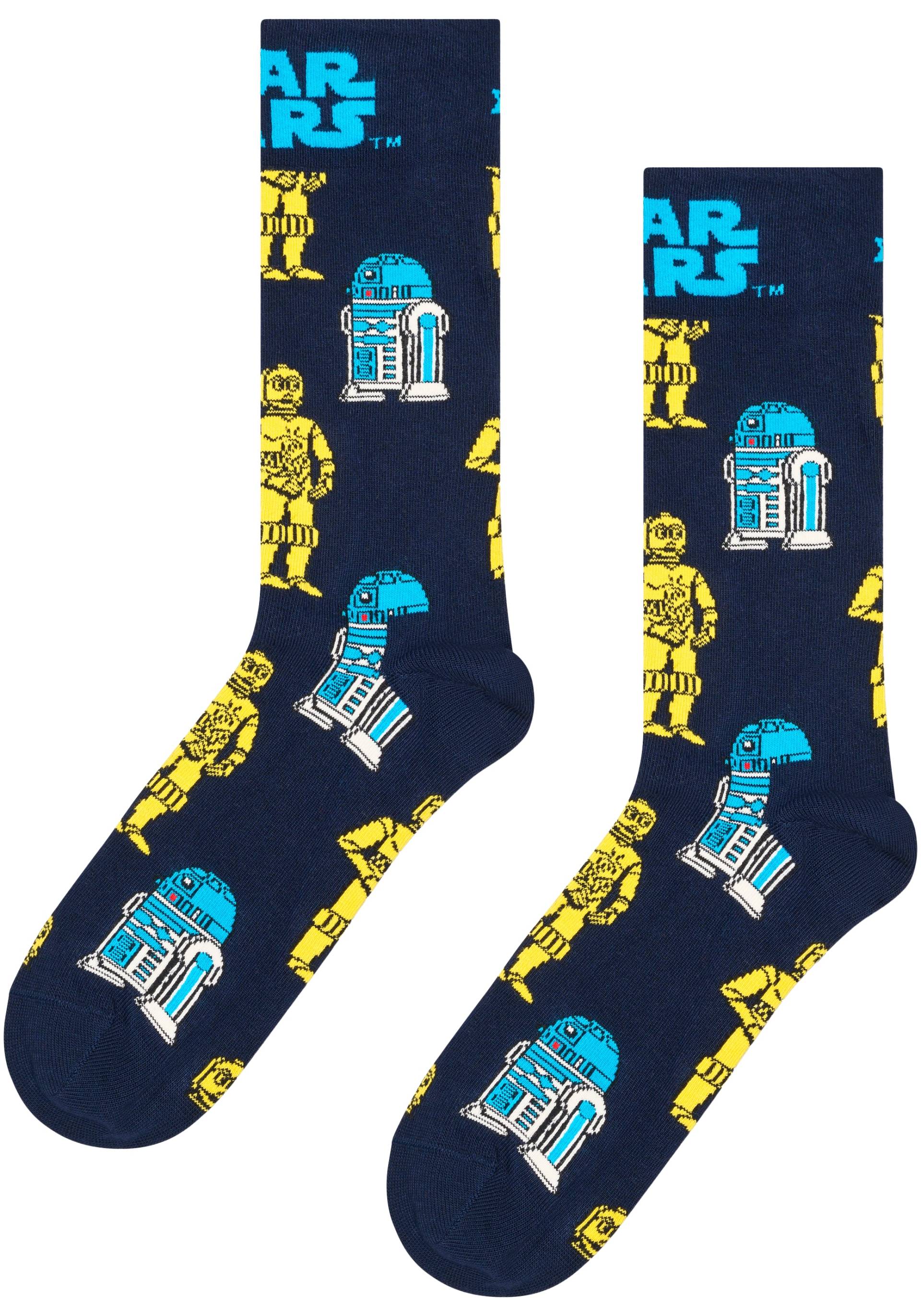 Happy Socks Langsocken, (Box, 3er-Pack), mit kreativen Star Wars-Motiven von Happy Socks