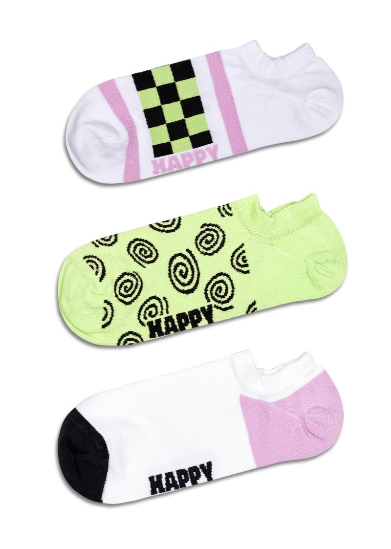 Happy Socks Sneakersocken, (3er Pack), mit verspielten Motiven von Happy Socks