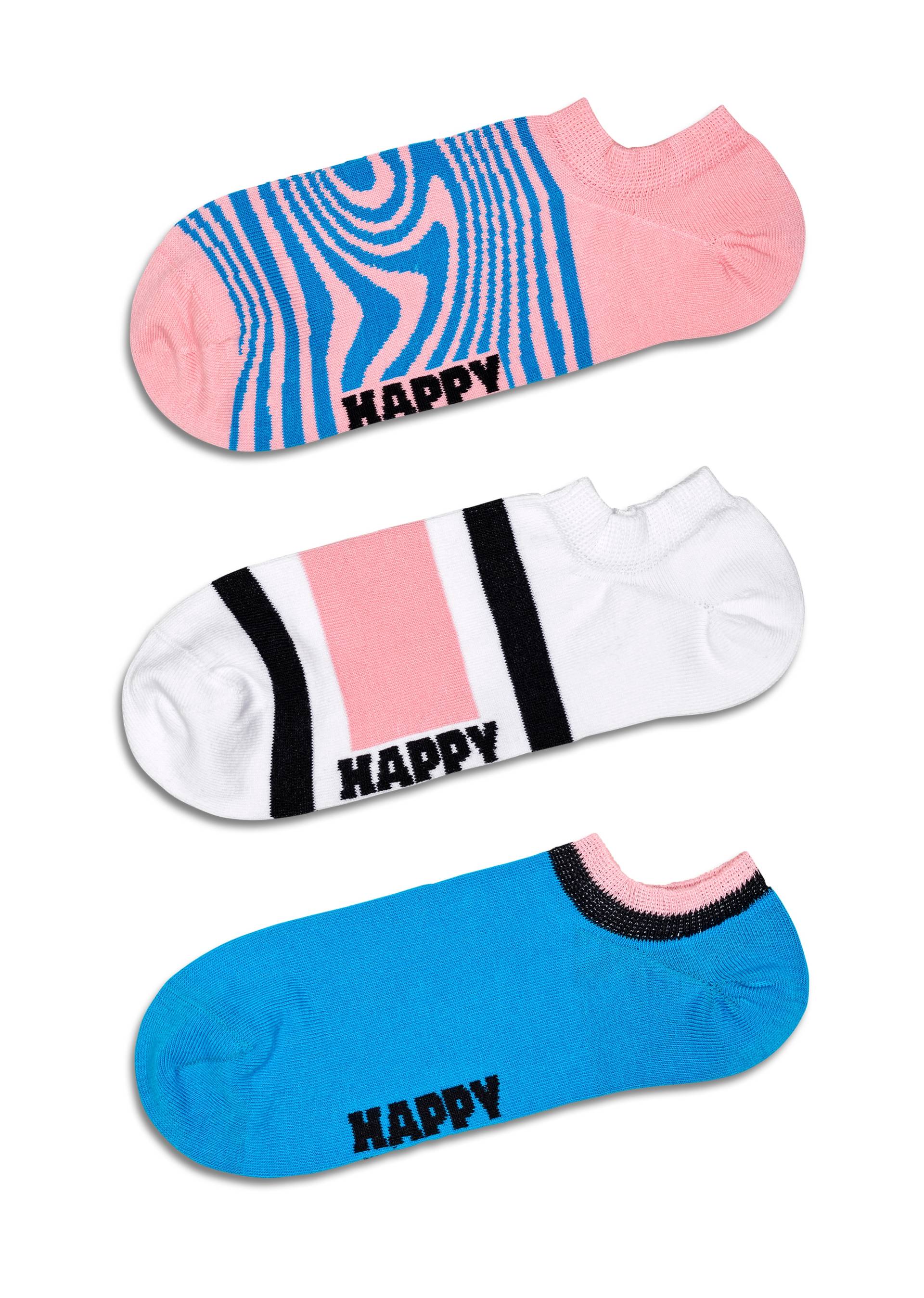 Happy Socks Sneakersocken, (3er Pack), mit verspielten Mustern von Happy Socks