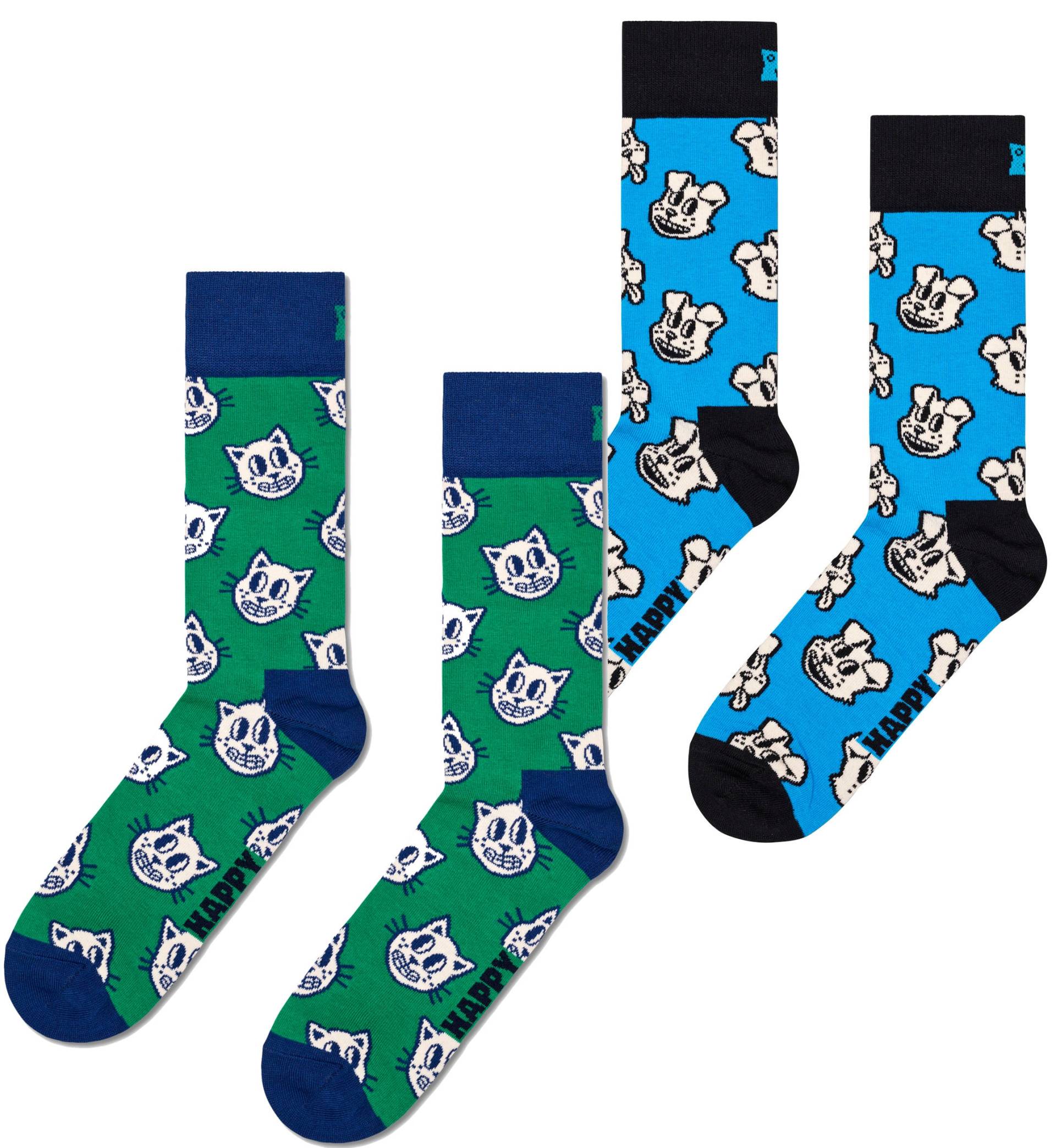 Happy Socks Socken, (2er Pack), Cat Socks von Happy Socks