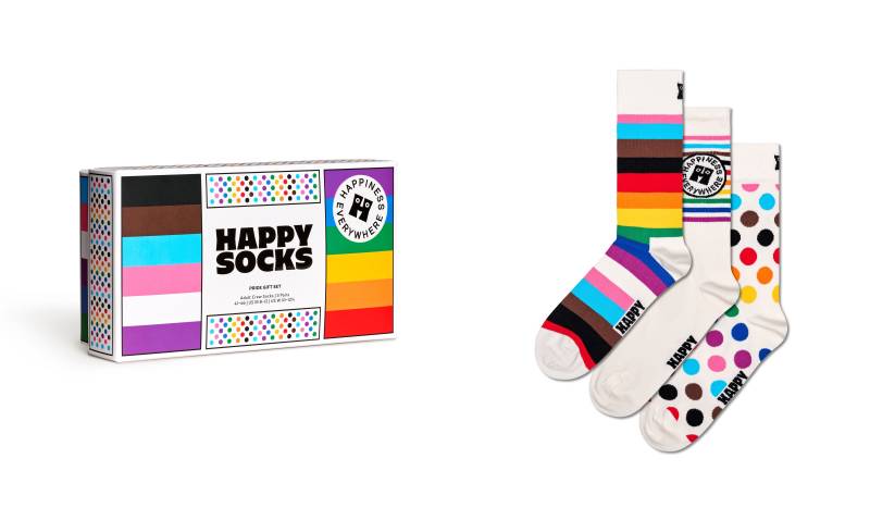 Happy Socks Socken, (3 Paar), Pride Socks Gift Set von Happy Socks