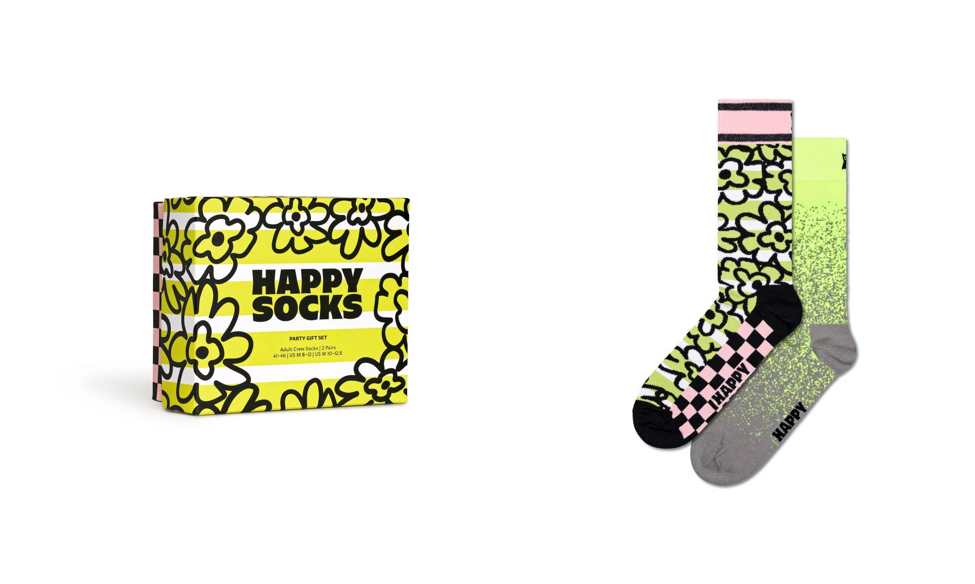 Happy Socks Socken, (Box, 2 Paar), Party Gift Set von Happy Socks