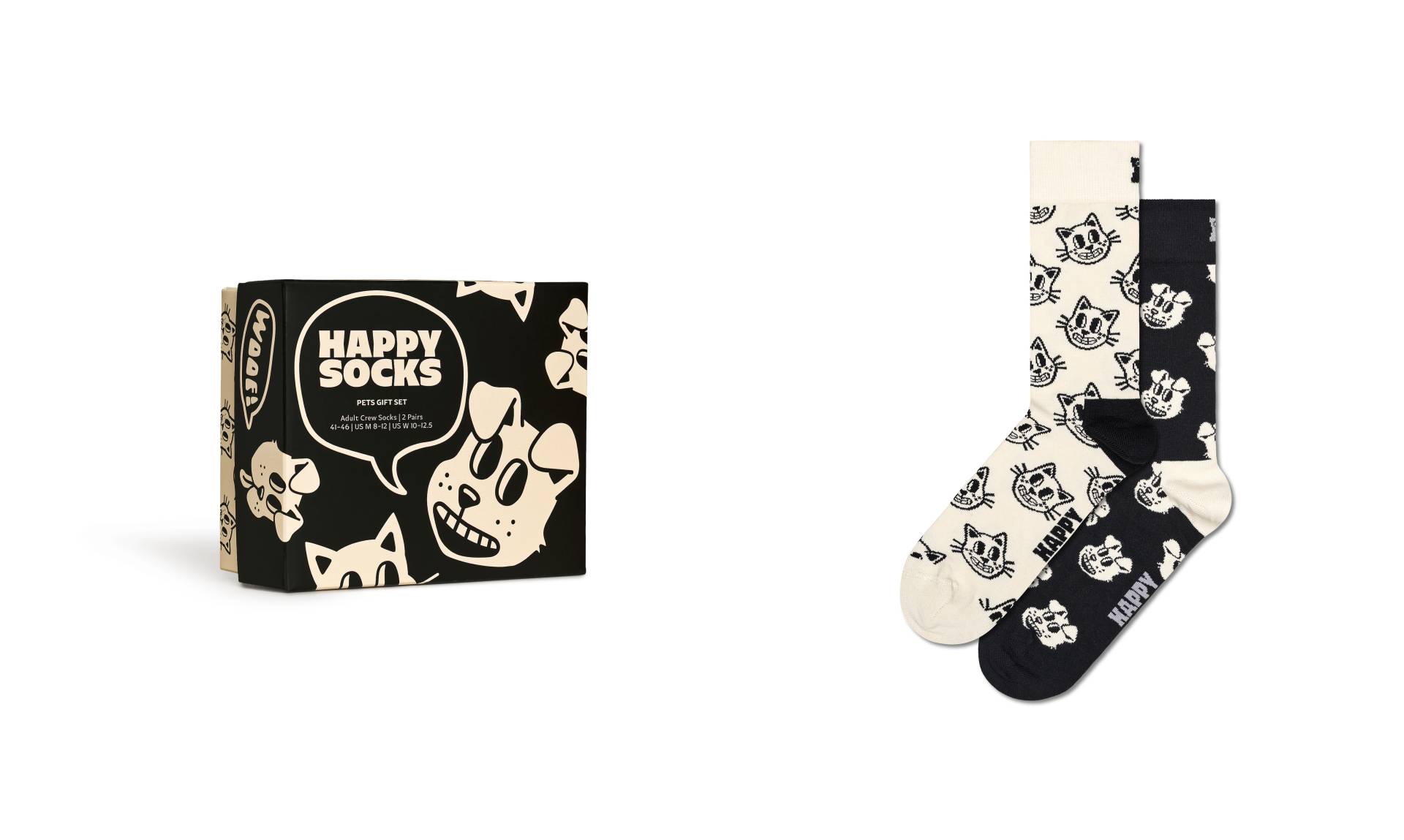 Happy Socks Socken, (Box, 2 Paar), mit verspielten Mustern von Happy Socks