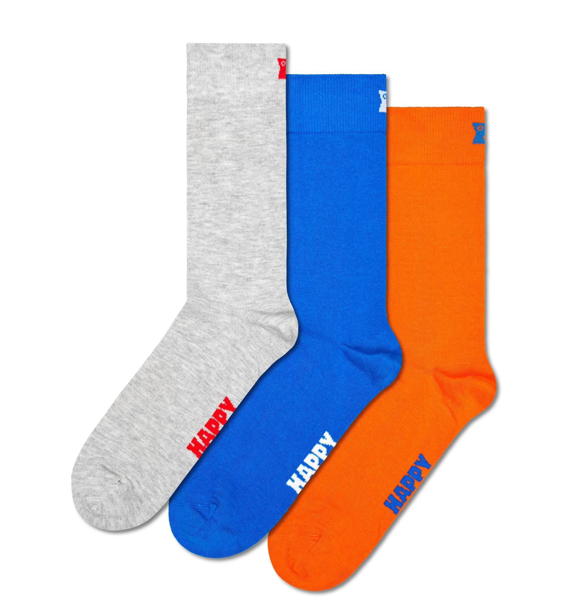 Happy Socks Socken, (3er Pack), mit schlichtem Look von Happy Socks