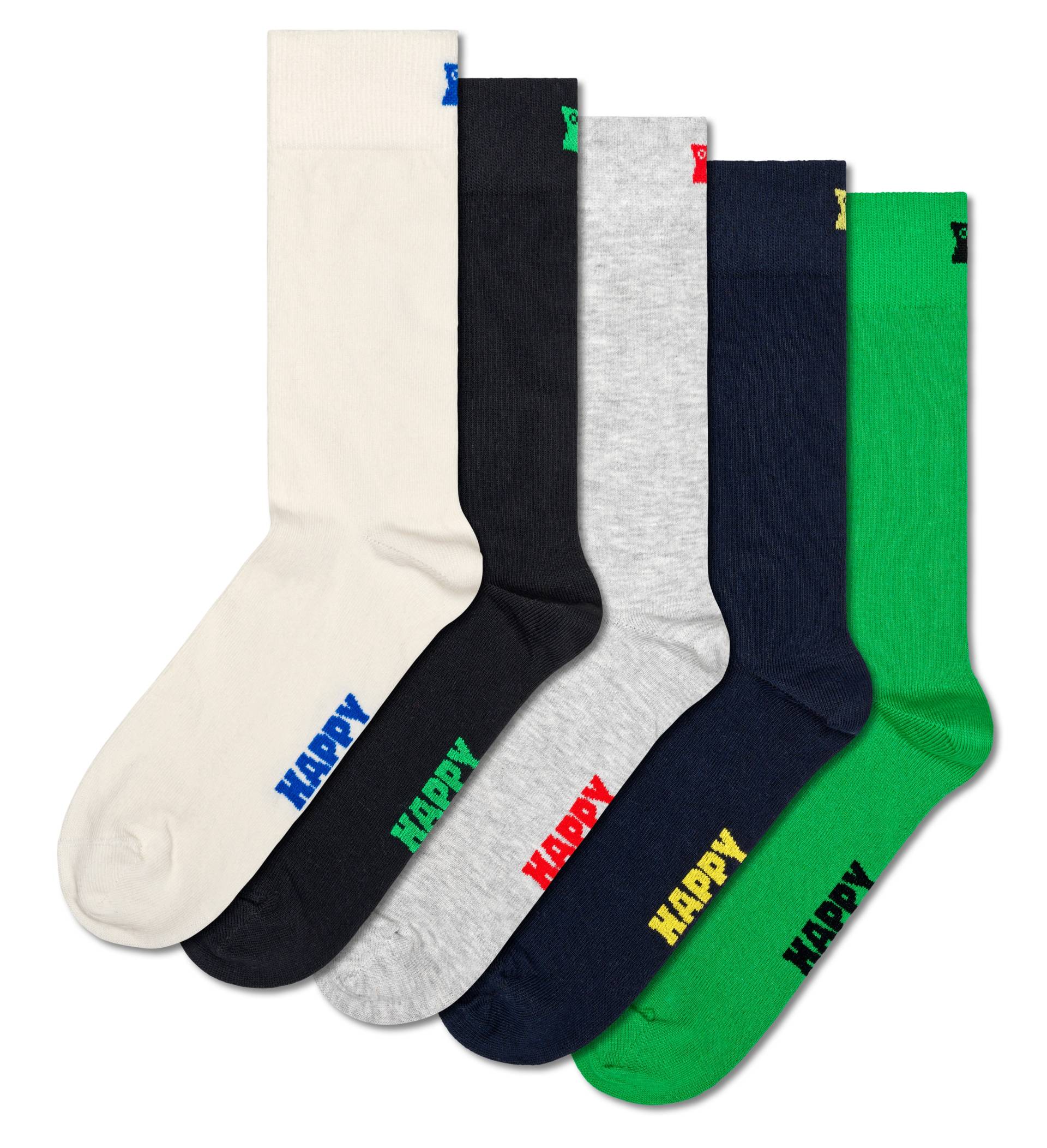 Happy Socks Socken, (Set, 5 Paar), mit schlichtem Look von Happy Socks