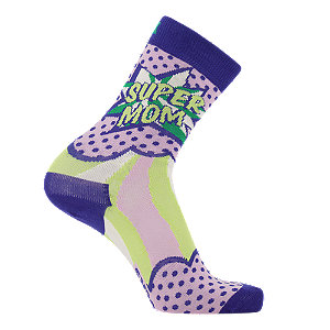 Happy Socks Super Mom Damen Socken 36-40 von Happy Socks