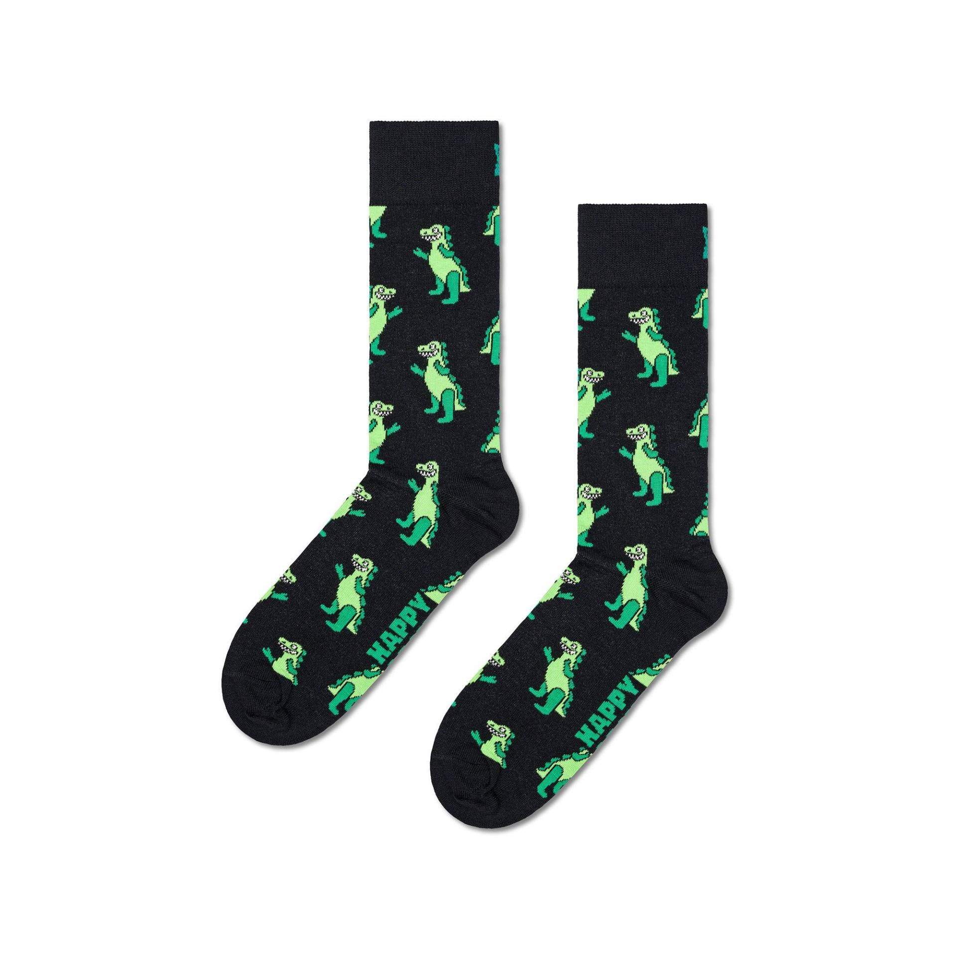 Wadenlange Socken Herren Black 41/46 von Happy Socks