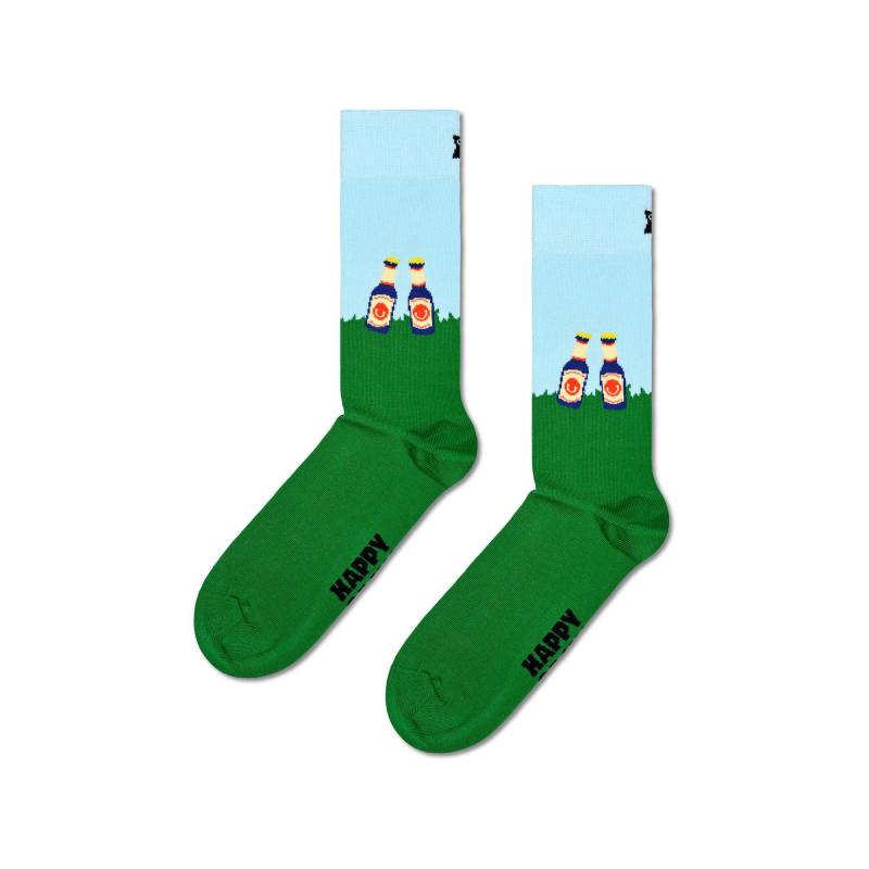 Wadenlange Socken Herren Grün 41/46 von Happy Socks