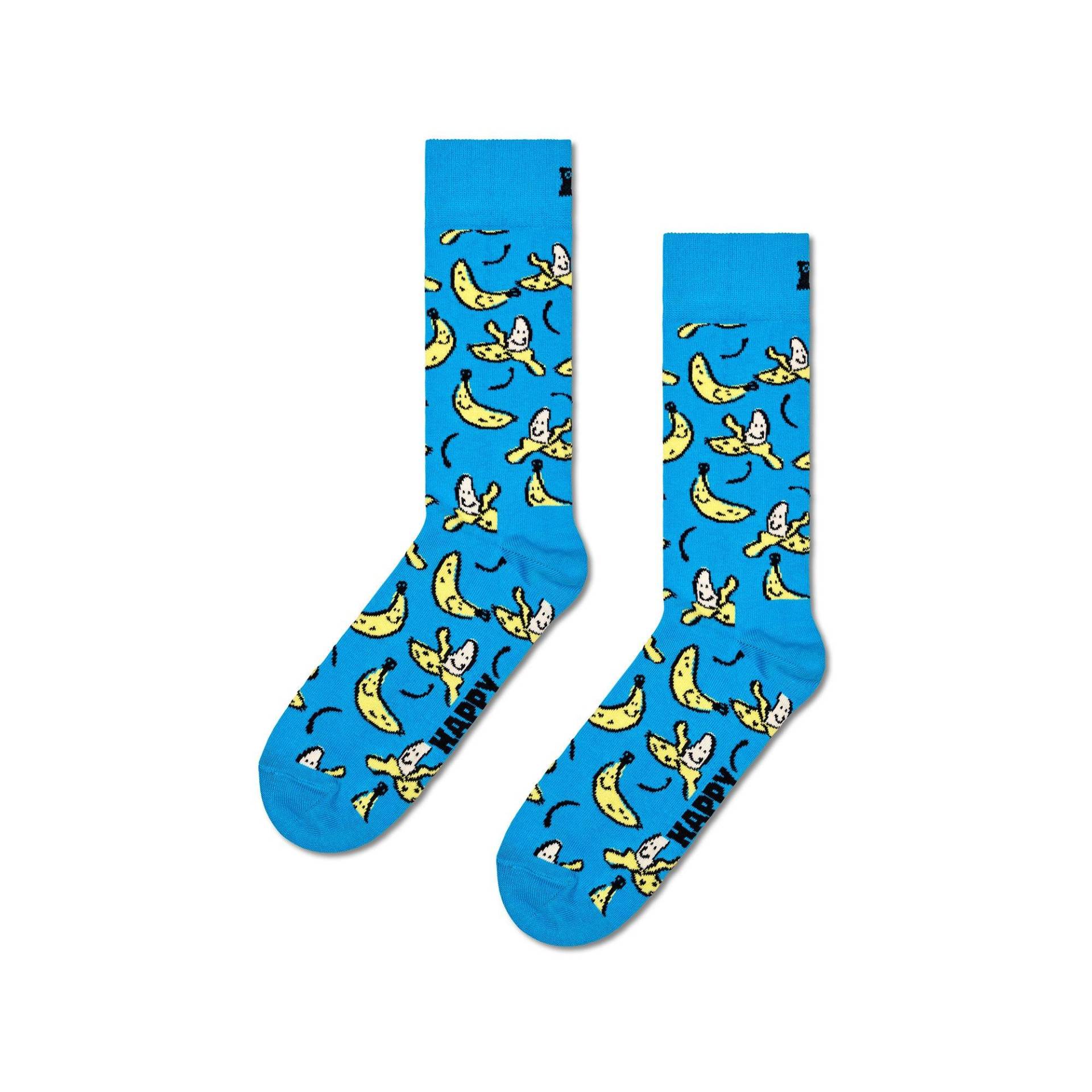 Wadenlange Socken Herren Türkisblau 41/46 von Happy Socks