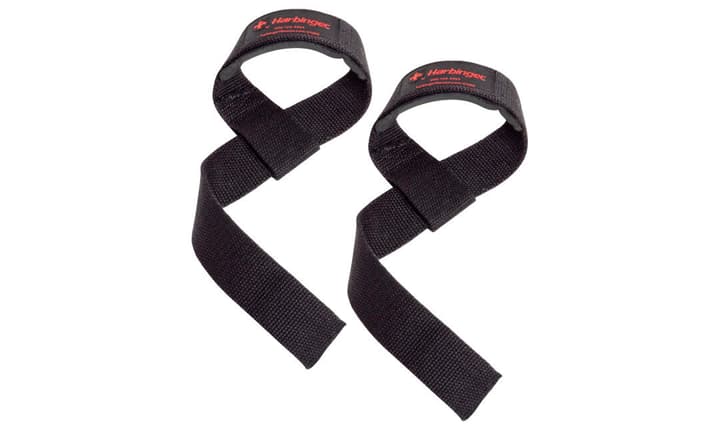 Harbinger Padded Cotton Lifting Straps Gewichthebergürtel schwarz von Harbinger