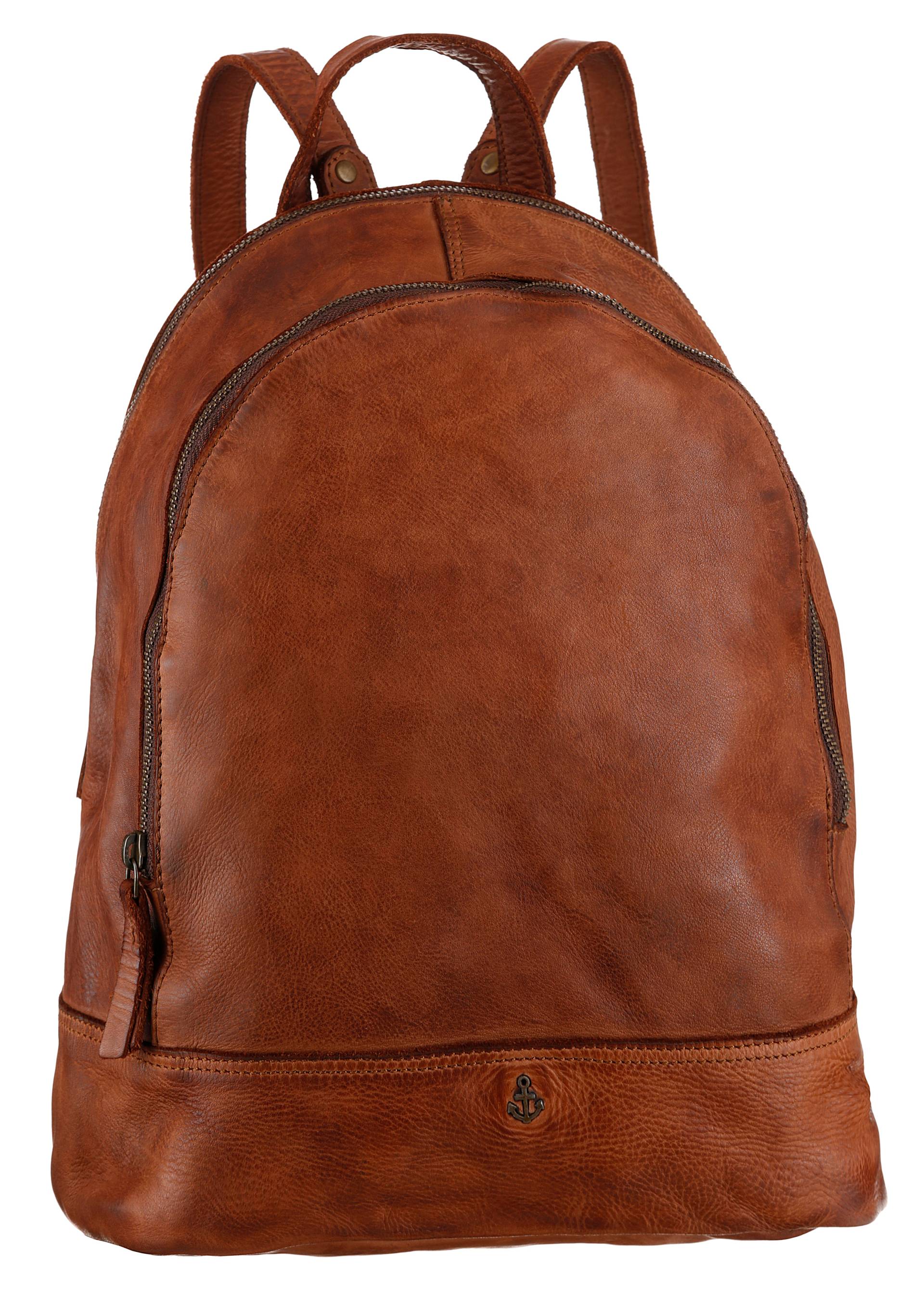 HARBOUR 2nd Cityrucksack »Meghan«, aus Leder mit typischen Marken-Anker-Label und Schmuckanhänger HARBOUR 2nd Cityrucksack »Meghan«, aus Leder mit typischen Marken-Anker-Label und Schmuckanhänger von Harbour 2nd