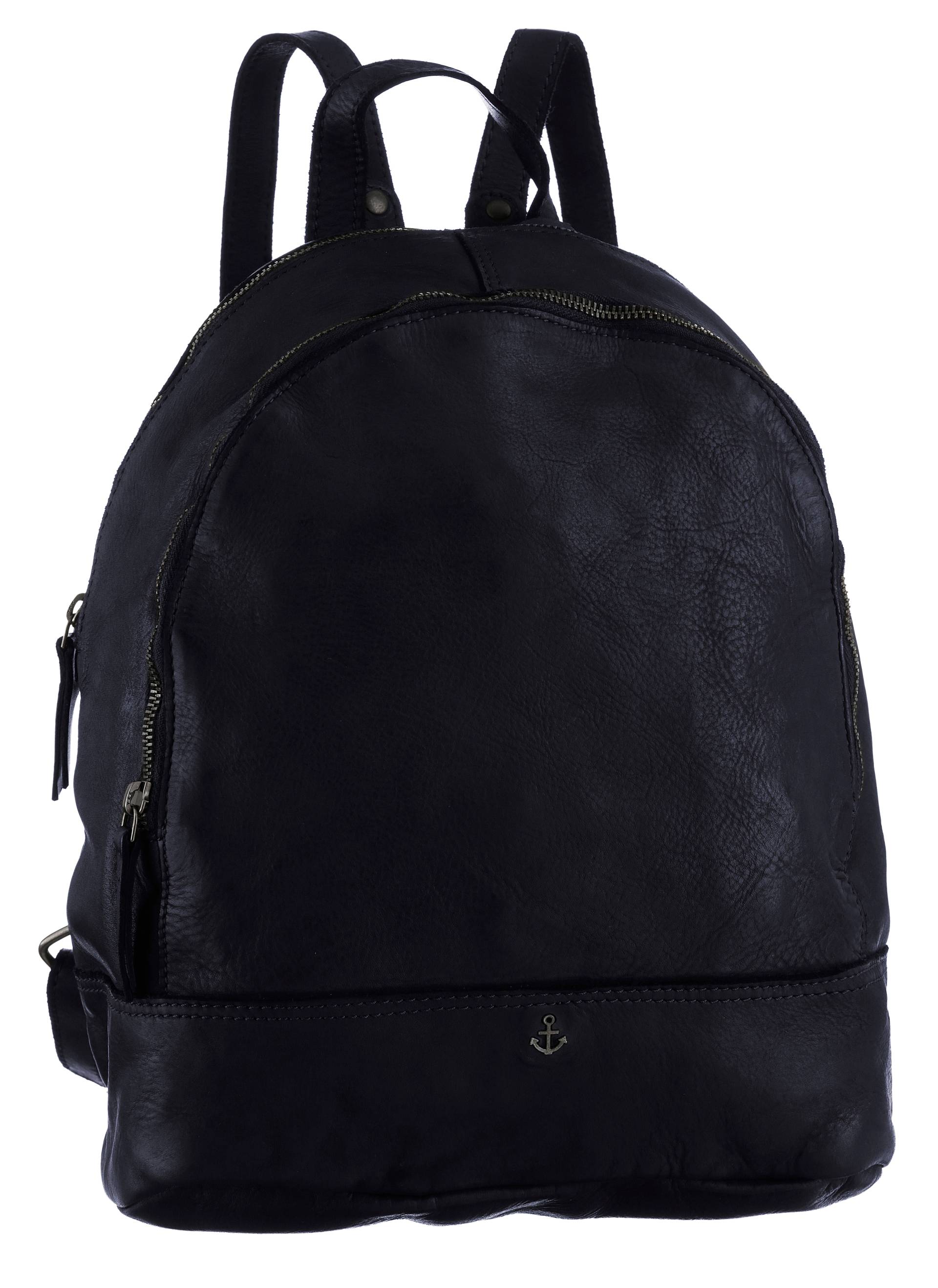 HARBOUR 2nd Cityrucksack »Meghan«, aus Leder mit typischen Marken-Anker-Label und Schmuckanhänger von Harbour 2nd