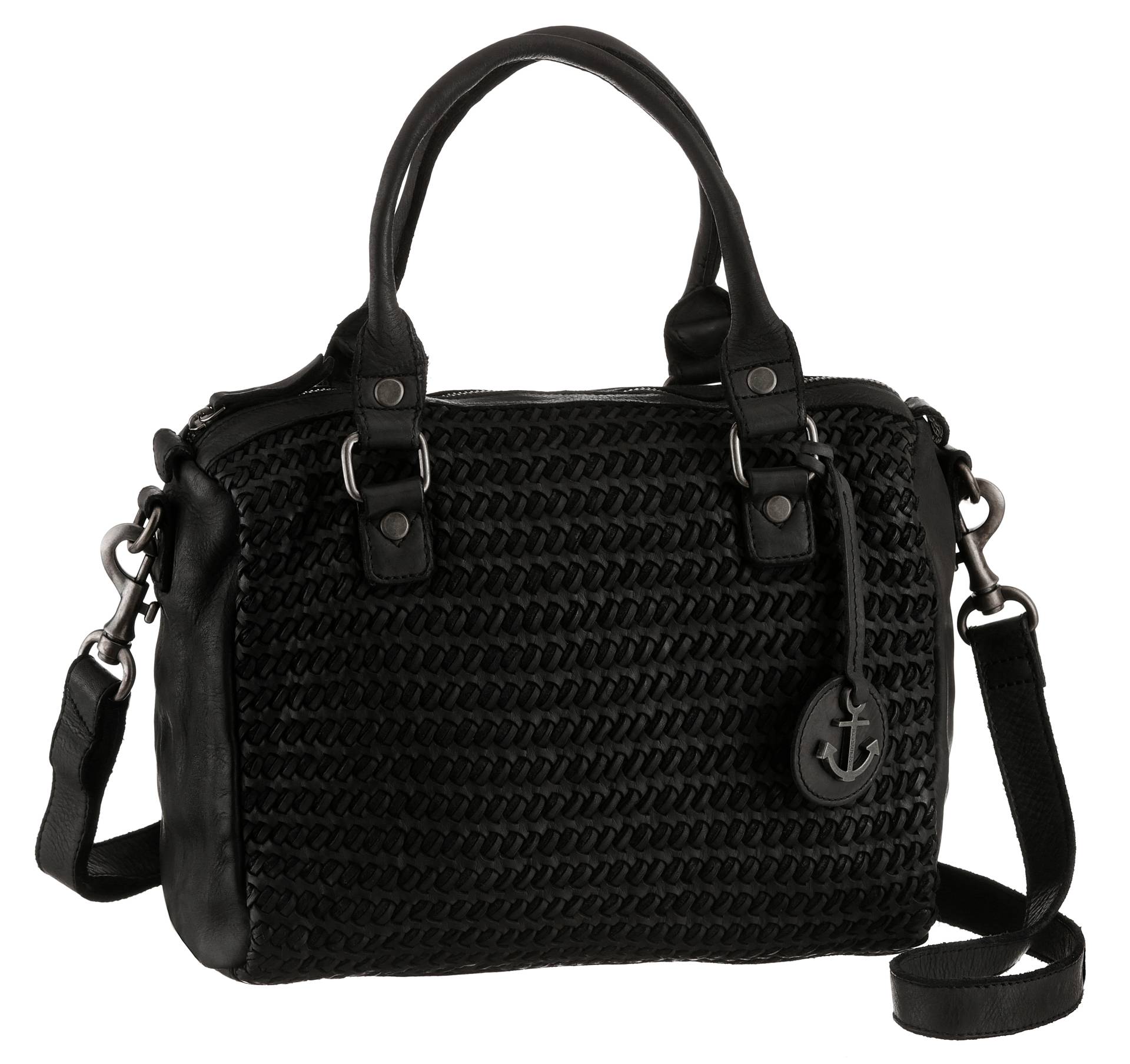 HARBOUR 2nd Hobo, Handtasche Damen Henkeltasche mit modischer Flecht-Optik von Harbour 2nd