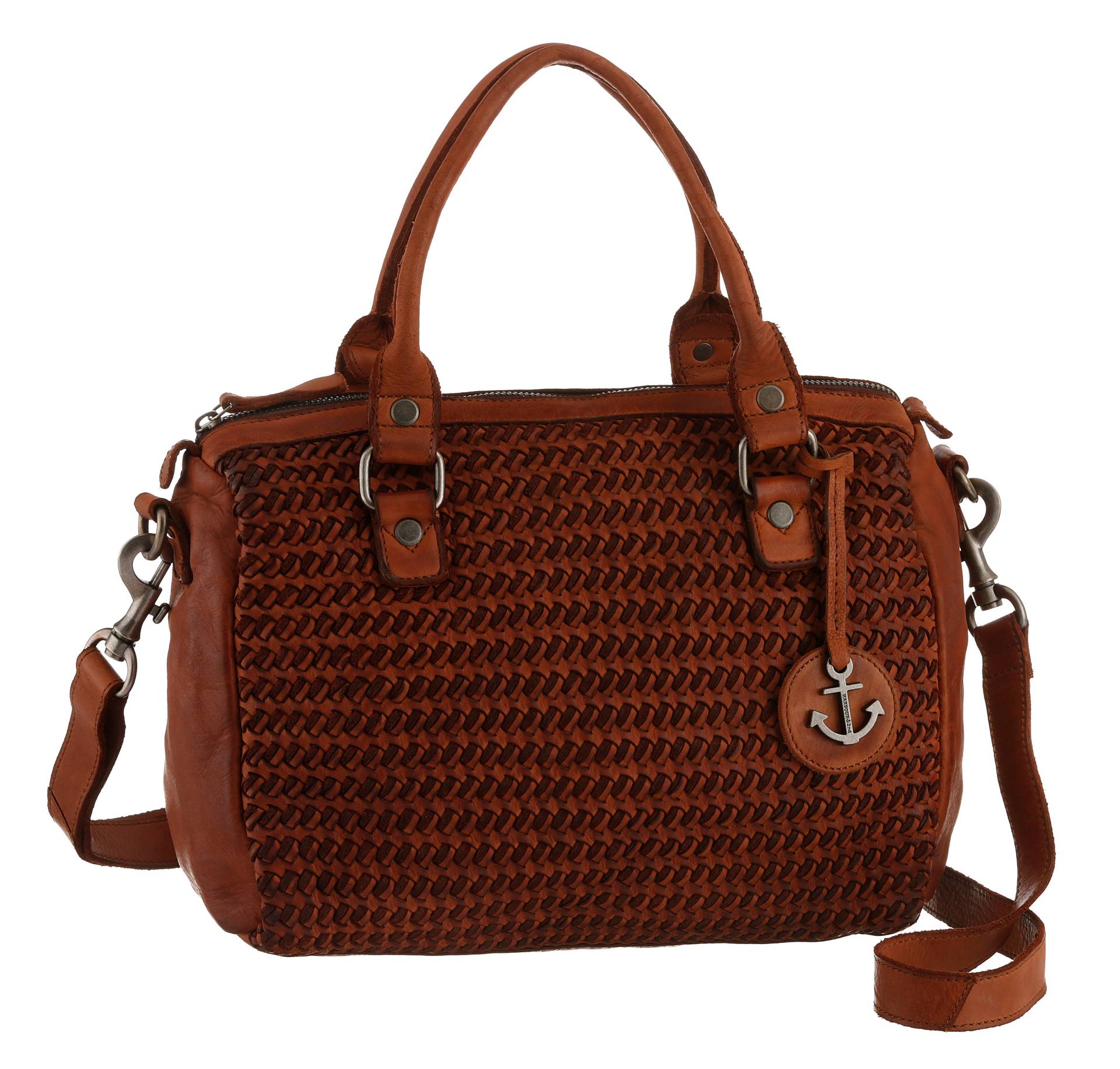 HARBOUR 2nd Hobo, Handtasche Damen Henkeltasche mit modischer Flecht-Optik von Harbour 2nd