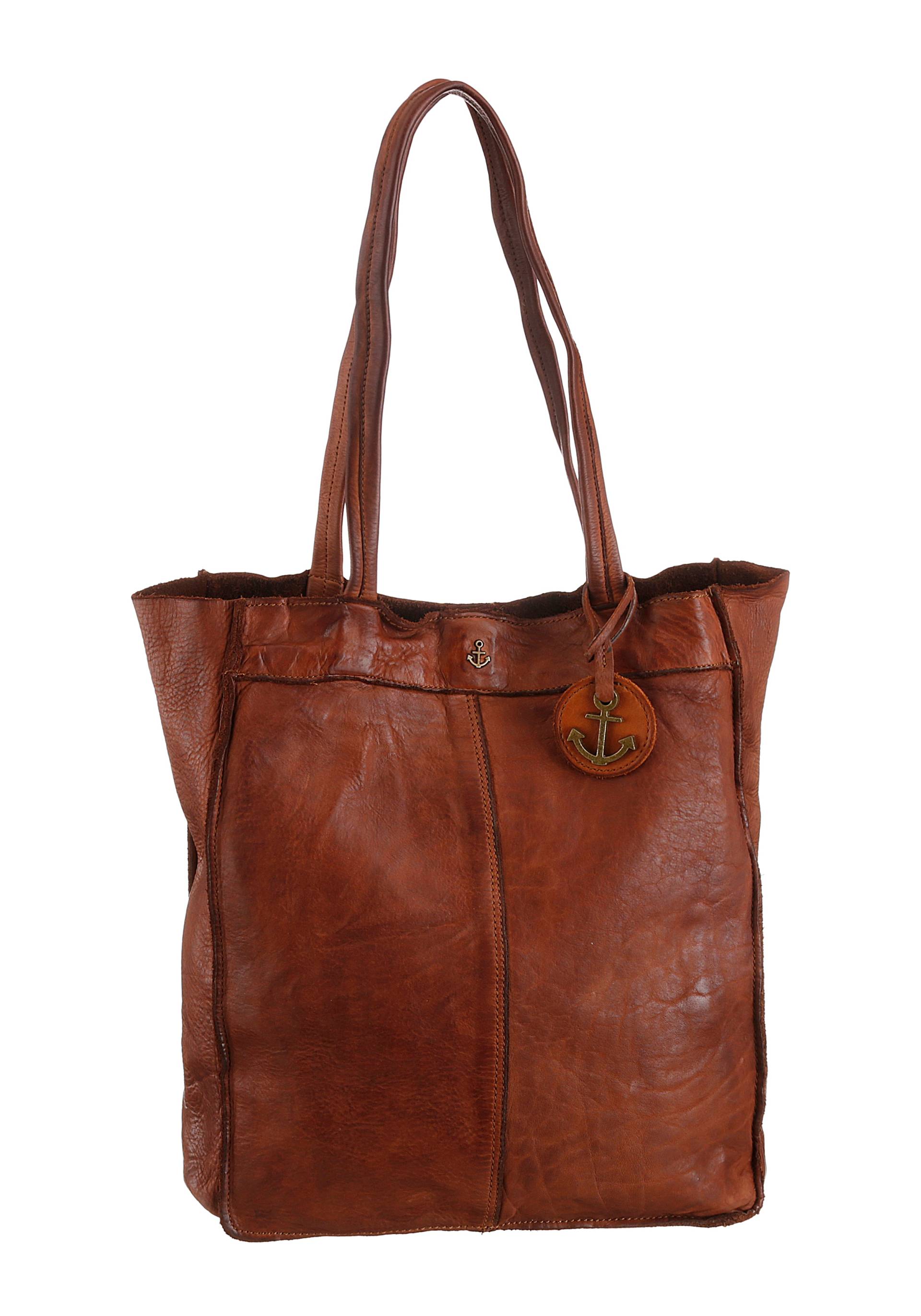 HARBOUR 2nd Shopper »Elbe 1«, aus Leder mit typischen Marken-Anker-Label und Schmuckanhänger HARBOUR 2nd Shopper »Elbe 1«, aus Leder mit typischen Marken-Anker-Label und Schmuckanhänger von Harbour 2nd