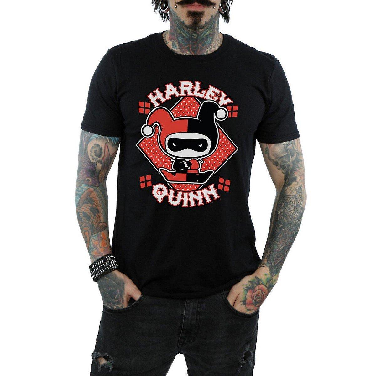 Tshirt Herren Schwarz L von Harley Quinn