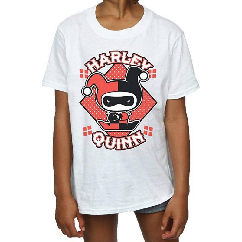 Tshirt Mädchen Weiss 116 von Harley Quinn