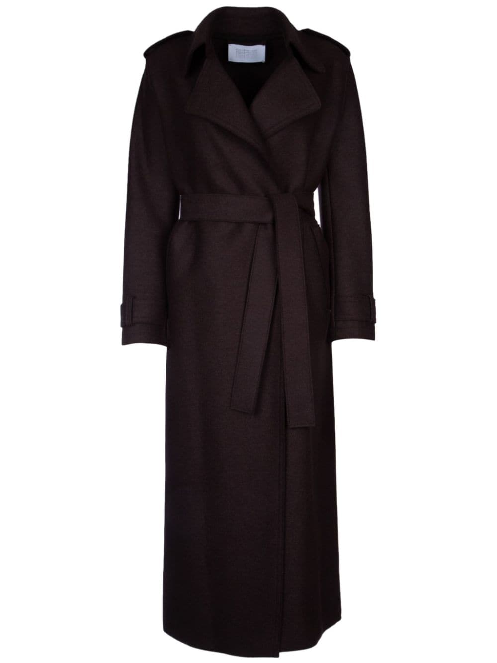 Harris Wharf London belted wool trench coat - Brown von Harris Wharf London