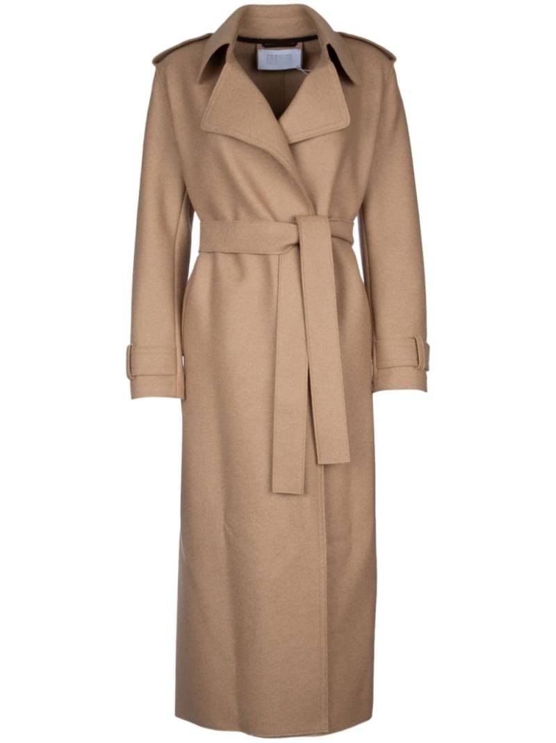 Harris Wharf London belted wool trench coat - Neutrals von Harris Wharf London