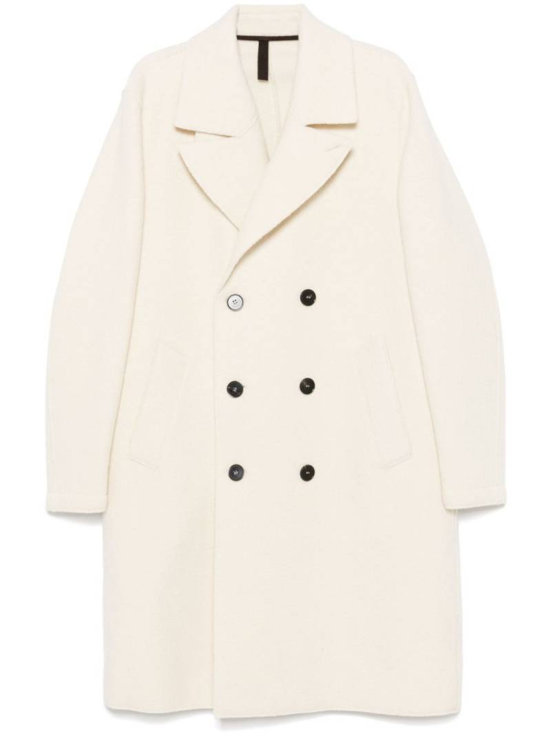 Harris Wharf London boiled-wool coat - White von Harris Wharf London