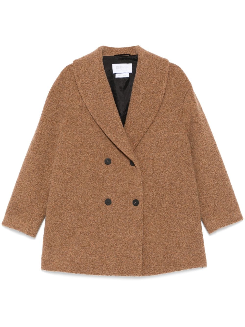 Harris Wharf London bouclé coat - Brown von Harris Wharf London